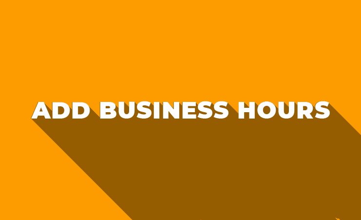 How To Add Business Hours